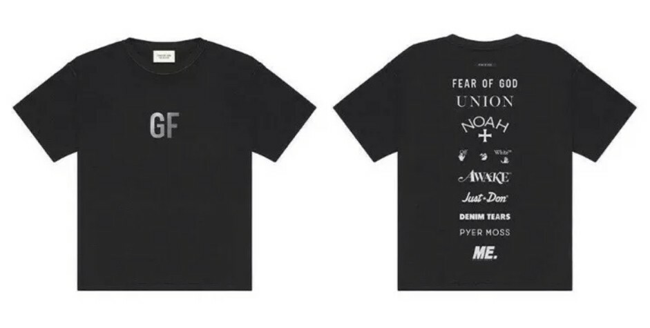 Fear Of God GF Black Tee - Size Extra Large IN HAND Brand New | eBay