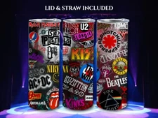 Classic Rock 20oz Tumbler | Music Lover Gift | Vintage Rock 20oz Tumbler