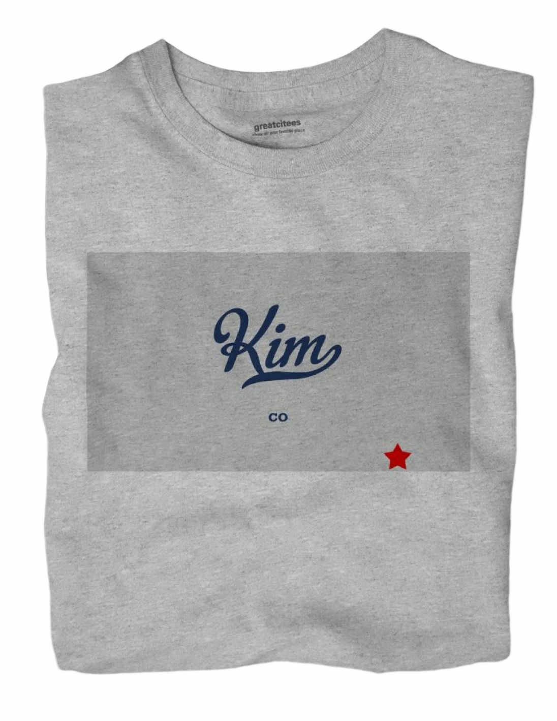 Kim Colorado CO T-Shirt MAP