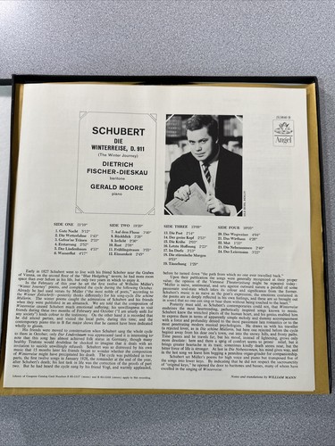 Schubert: Die Winterreise - Fischer-Dieskau, Gerald Moore - 2-LP Box Set VG - Picture 2 of 4