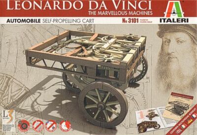 Italeri – Léonard De Vinci – Chariot Automoteur – Maquette Science – 3101 – 313x60x218 Mm – Dès 10 Ans