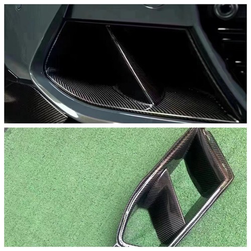 Dry Carbon Fiber Front Bumper Air Vent Body Kit For BMW G80 G82 - Picture 2 of 7