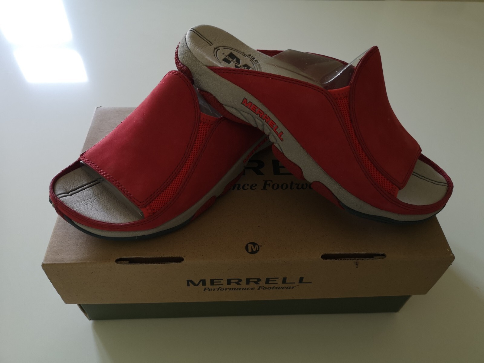 Merrell sandalo donna Traviso striscione rosso. Taglia 5 UK 7 US 38 EURO