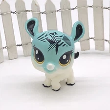 Littlest Pet Shop LPS #1-54 Sapphire Rhinostar Blue Rhino (Packaged As 1-51)