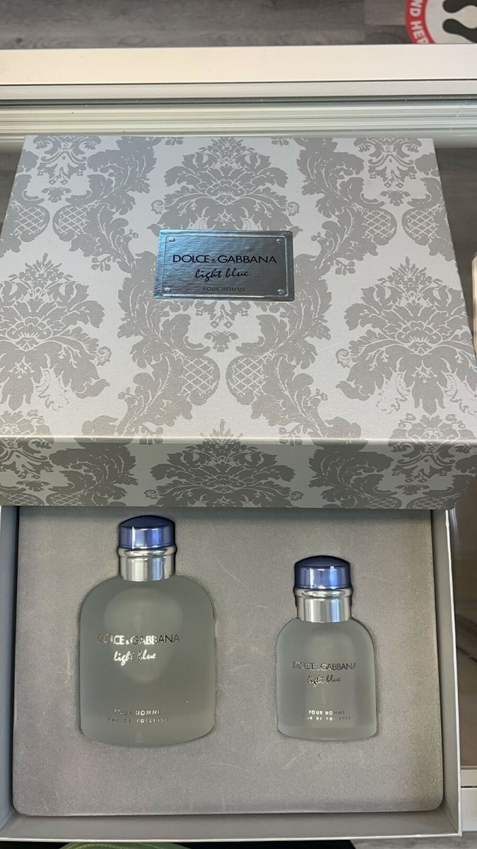 Dolce And Gabbana Men's Cologne Gift Set Light Blue Men By