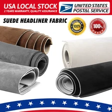 High quality Suede Headliner Fabric Car Roof Liner Replacement Foam Back