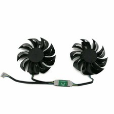 Pair Fans Cooler Fan For POWERCOLOR RX460 RX560 GA81B2U 75mm Graphics Card