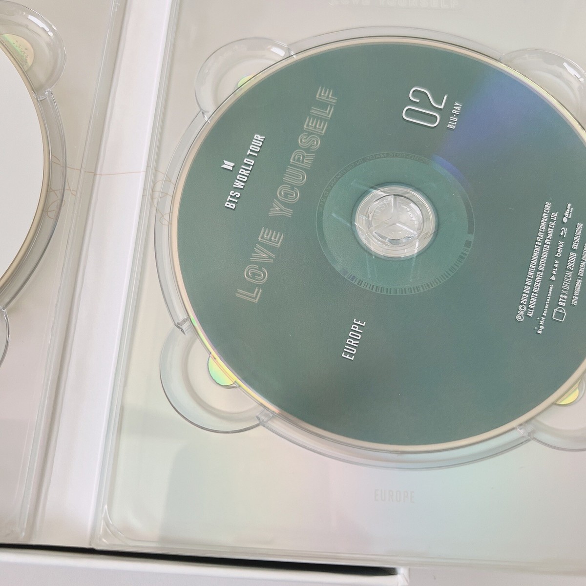 BTS love yourself Europe Blu ray DVD (no photocard) | eBay