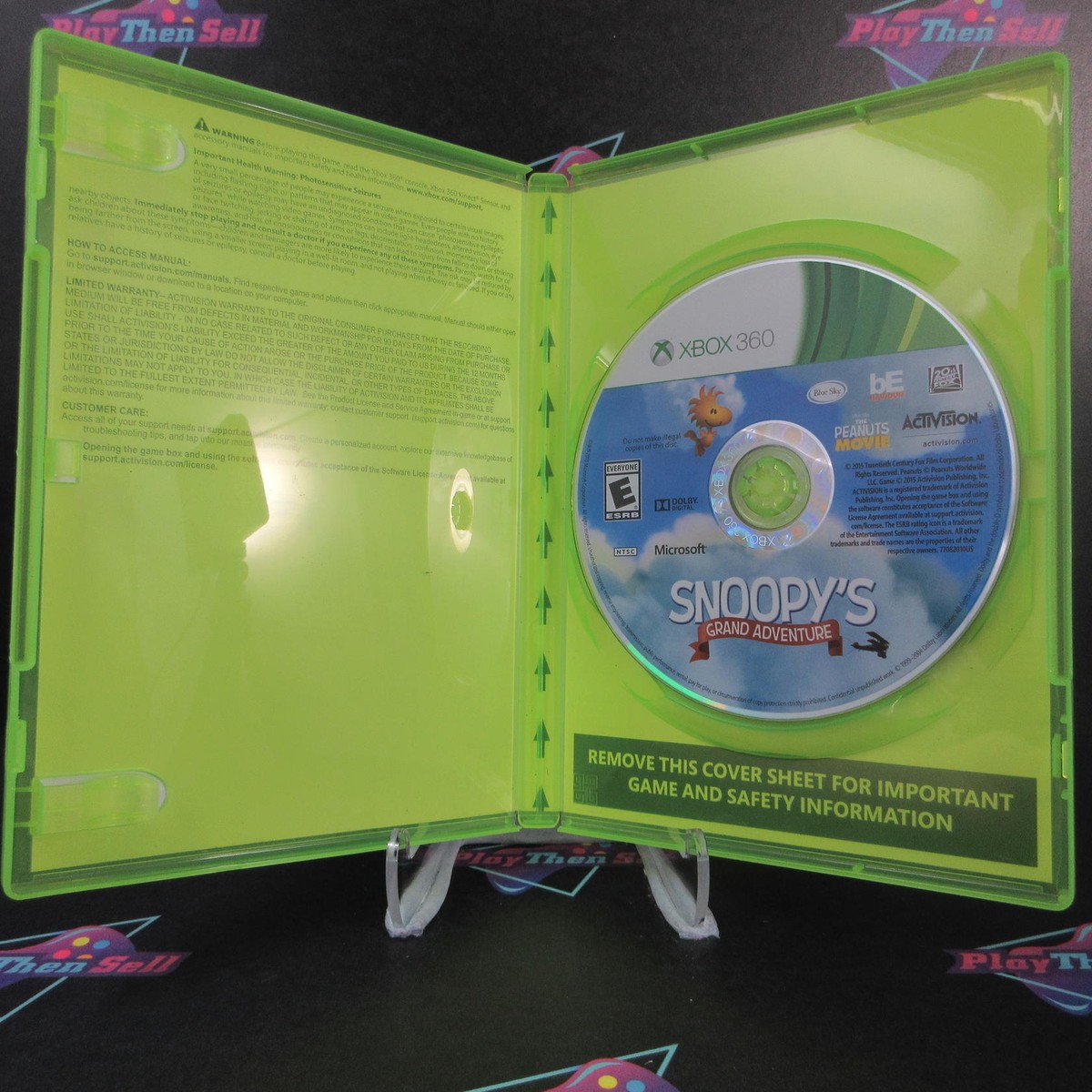 Snoopy's Grand Adventure Xbox 360 Complete - 1 Year Warranty EX