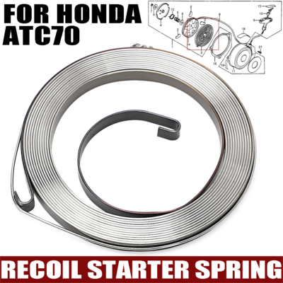 For 70-85 Honda ATC Recoil Starter Spring Rope Handle & Pull Start
