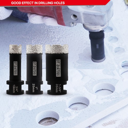 9 Stck./Kit Schneidet Porzellan Marmor Diamant Bohren Bohrkronen Set Lochsäge Schneider s - Bild 3 von 13