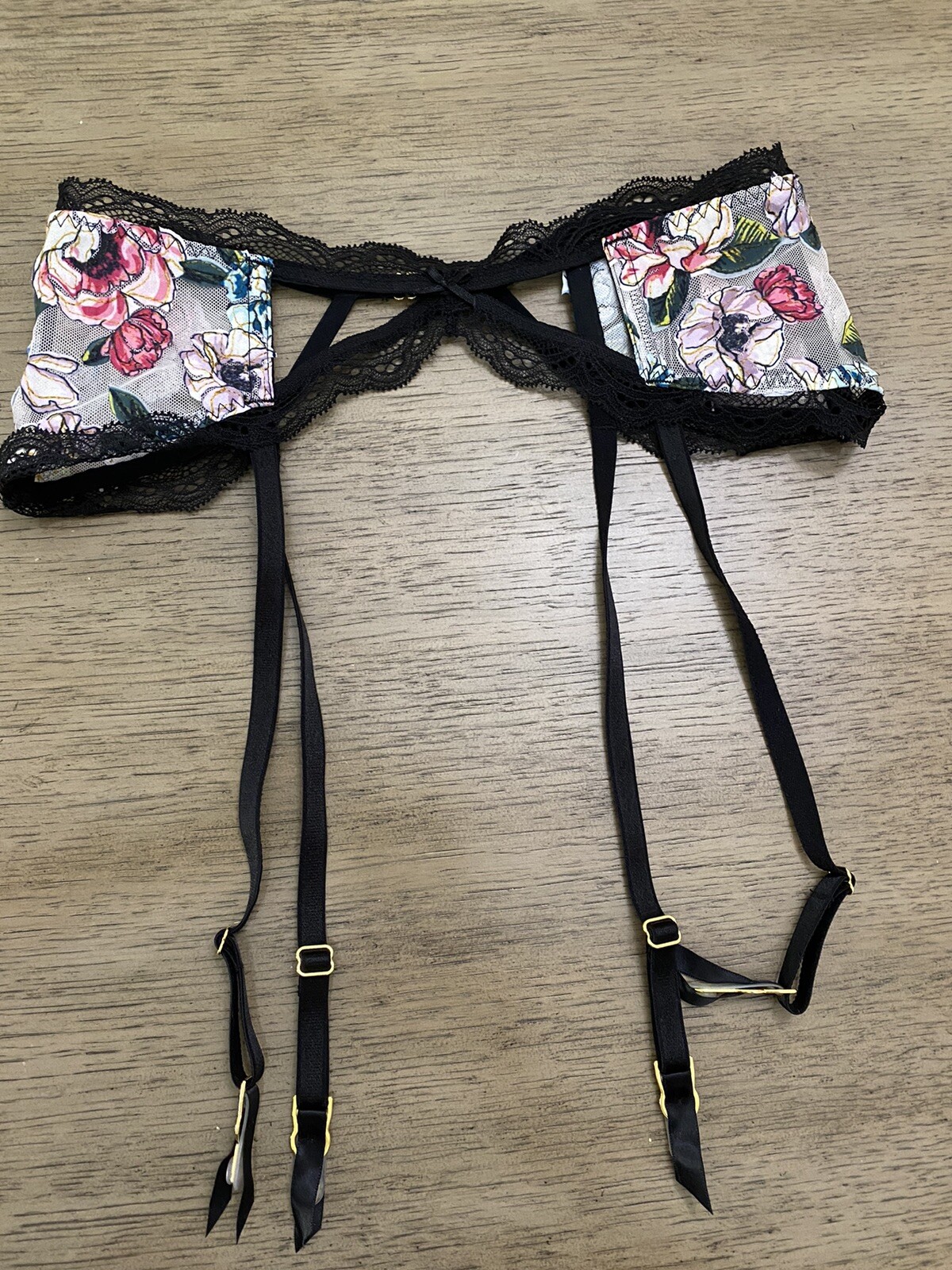 NwT Victoria’s Secret Very Sexy Waist Cincher Garter Belt Floral XS / S eBay