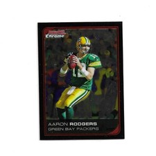 2006 BOWMAN CHROME FOOTBALL AARON RODGERS #201 PACKERS NMMT/MINT