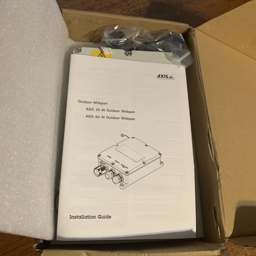 AXIS 01944-001 30 W Outdoor Midspan, PoE Injector for Surveillance Cameras - 第 4/7 張圖片