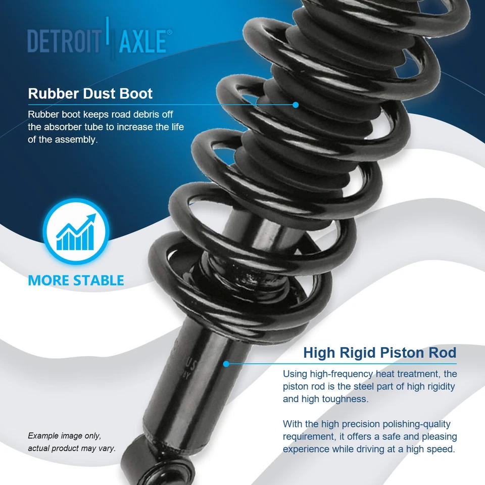 Front Rear Struts Coil Spring Sway Bar Links for 2007-2009 Dodge Caliber SE SXT - Изображение 4 из 4