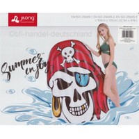 Schwimminsel Luftmatratze Pirat 159 X 120 Cm Vinyl Wasserliege Pool Liege Cool