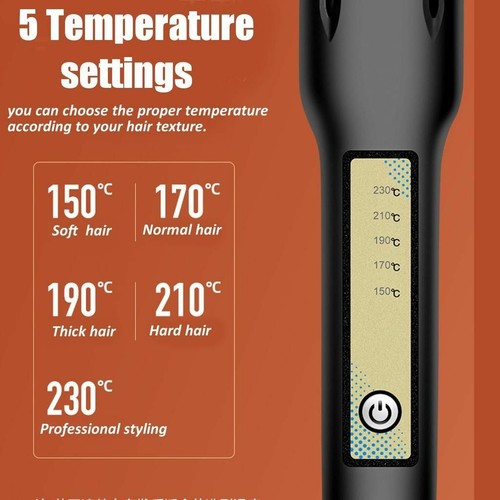2 in 1 Hair Straightener Curler Dry Ceramic Curling Iron Ultra Smooth Hair Tool - Picture 15 of 16