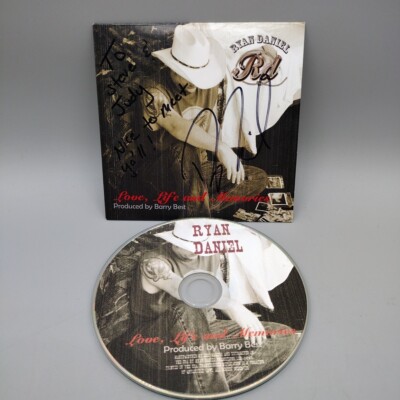 DANIEL,RYAN (RD) Love,Life and Memories (CD) Signed 