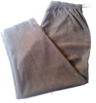 Baxter & Wells Women NWT Pant Size 18 Brown Straight Stretch New