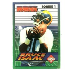 Isaac Bruce 1994 Collector's Edge Boss Rookies Insert #1 NFL Los Angeles Rams