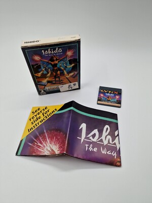 Ishido for Atari Lynx * COMPLETE * BOXED * manual / poster * PA2065 * 1990