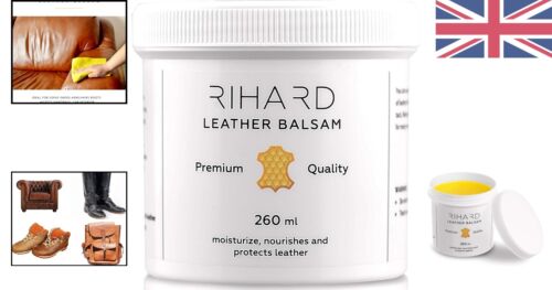 Leather Balsam & Restorer 260ml - Nourishing Treatment for Sofas, Boots & Bags - Picture 2 of 8