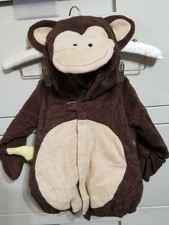 OLD NAVY BABY MONKEY HOODED JACKET COAT HALLOWEEN COSTUME 6-12 MONTHS