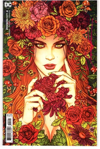 Poison Ivy #4 CVR B Jenny Frison Signed Card Stock Variant W/ COA  NM-