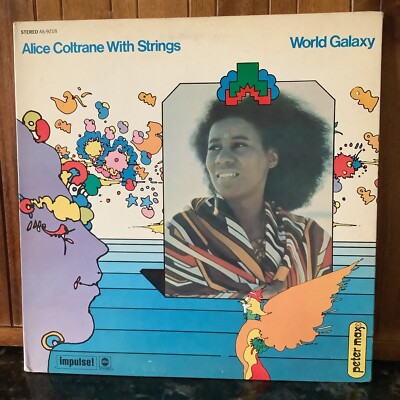 Alice Coltrane ~ World Galaxy LP 1972 Original Impulse ABC Peter