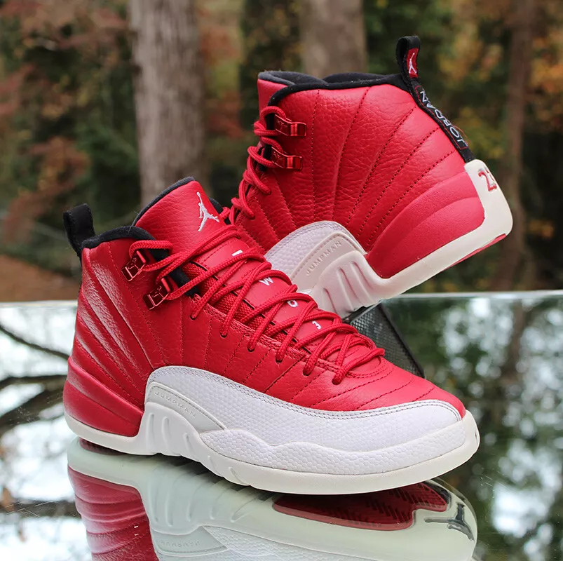 Nike Air Jordan 12 Retro Gym Red Size 5Y White Black 153265-600