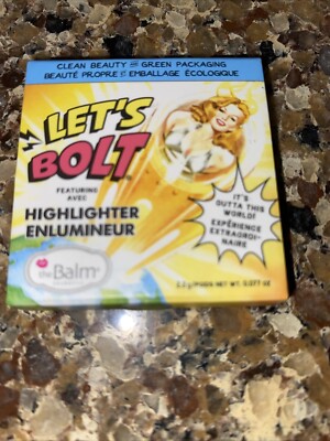 THE BALM COSMETICS Let's Bolt Highlighter 2.2g/0.077oz New Ships Fast!