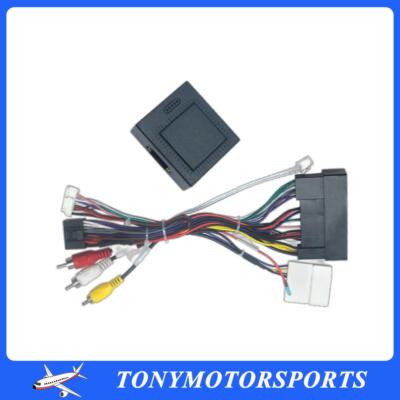 Stereo Cable Harness Adapter w/ Canbus Box 16-Pin for Hyundai KIA K3 Replacement