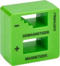Demagnetizer and Magnetizer - Green - for Screwdrivers Tips, Bits, Small Tools