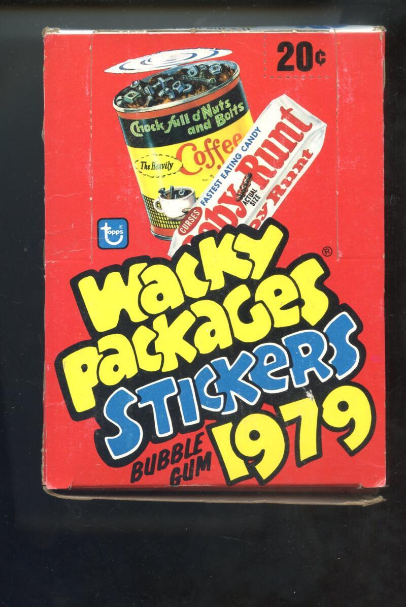 1979 Topps Wacky Packages Sticker 1st Series Set Wax Pack Box 36