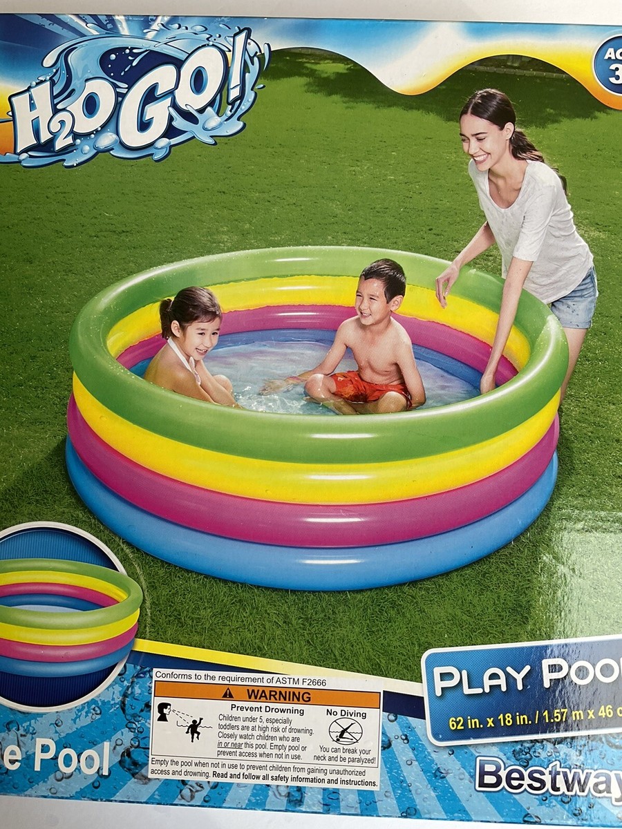 Inflatable Pool H20go H2ogo Family Swim Center H20go Pool H2ogo