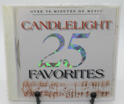 25 CANDLELIGHT FAVORITES COMPILATION MUSIC CD, 25 V/A TRKS, MOZART HAYDN ELGAR +