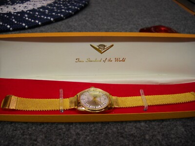 VINTAGE MENS HORMILTON ELECTRA 25 CRYSTAL WATCH WITH CASE