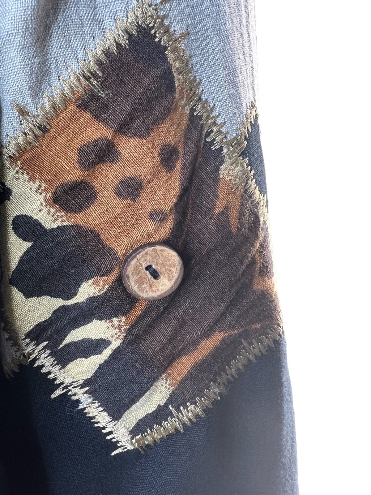 Allure Multimedia Patchwork Rayon Cotton Flex Bla… - image 10