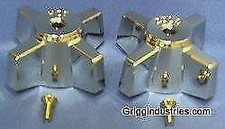 Pair of hot and cold handels for Sterling