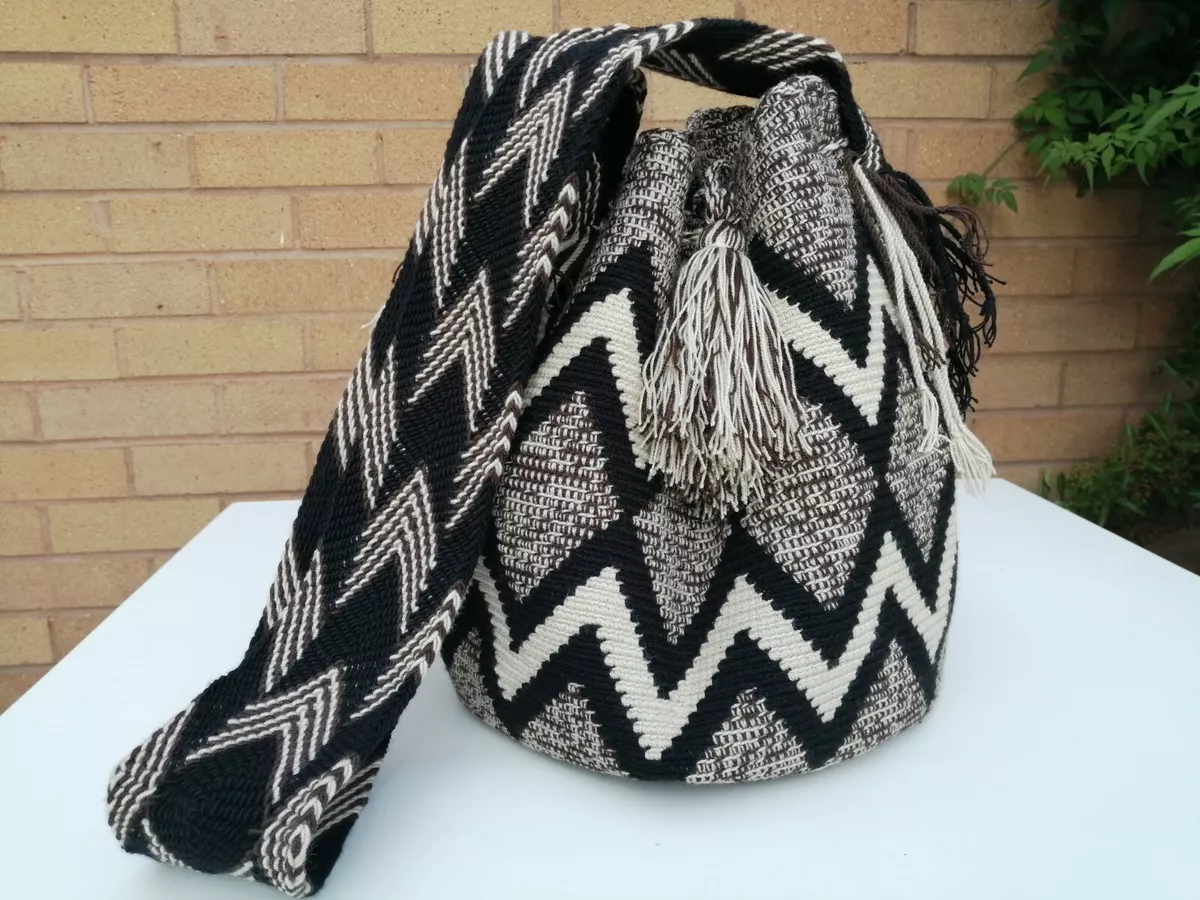 Beautiful Handmade Bag Mochilas Wayuu Authentic High-Quality Crochet  Mochila Bag