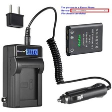 Kastar Battery LCD AC Charger for Nikon EN-EL10 MH-63 Nikon Coolpix S230 Camera