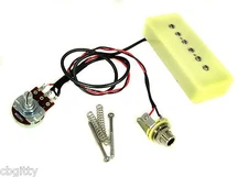 Soap Bar P-90 Single Coil Guitar Pickup Harness Pre-wired with Volume Pot & Jack