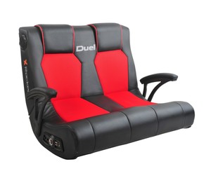 X Rocker Dual Gaming Chair Video Rocker Gamer Double Floor Seat