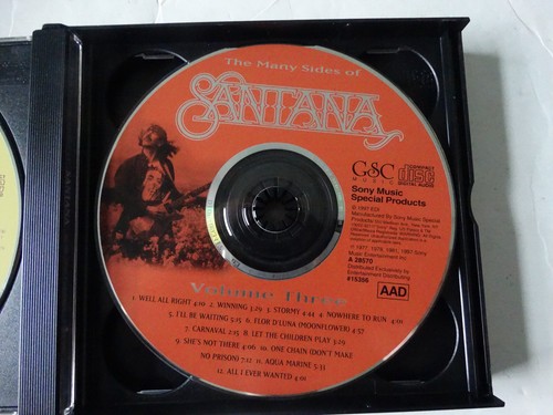 Many Sides of Santana 36 Favorites 3 Disc Set Best Of Latin Rock Blues Music - Foto 4 di 7