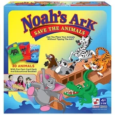 Noah's Ark Board Game, Educational Strategy Balancing Game with 30 Animals