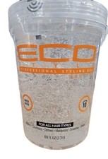 ECO Styler Professional Styling Gel Krystal Clear 2.36 Liter 80floz 5Lbs