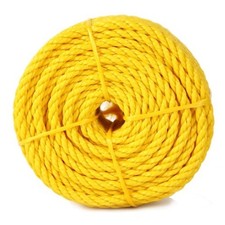 Rope Products 150005 1/4 x 50ft Yellow Polypropylene Rope