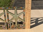 Vintage 1967 PEACE Terra Sancta Guild Brass Enamel Bookends Excellent — photo 7