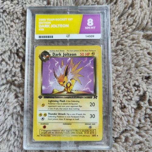 Dark Jolteon (1st Edition) graded ACE 8 for sale on eBay