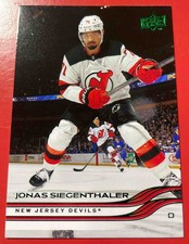 2025-26 Upper Deck Series 2 Holiday Jonas Siegenthaler #354 Devils